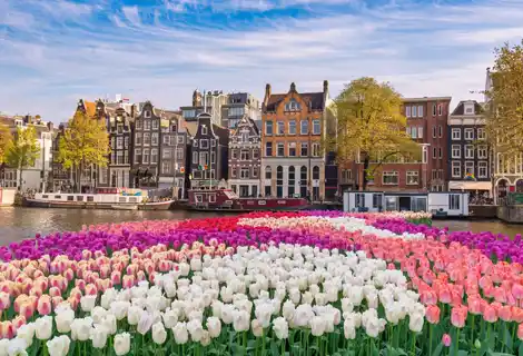 Amterdam, Netherlands in spring