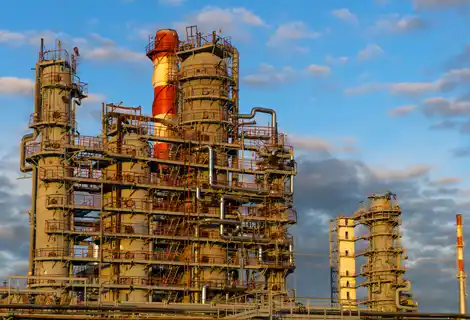 exterior view of manufacturing facility